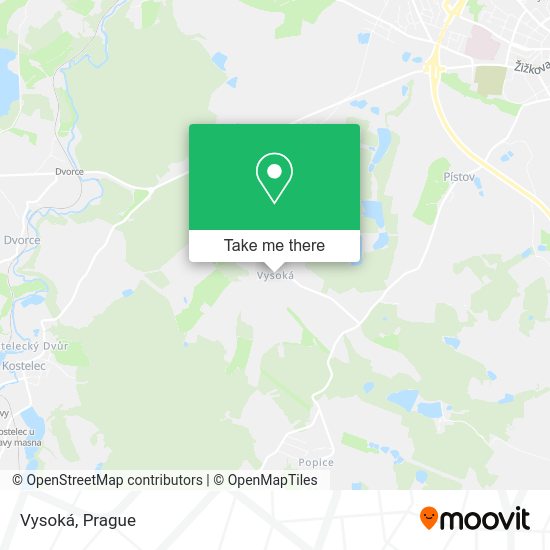 Карта Vysoká