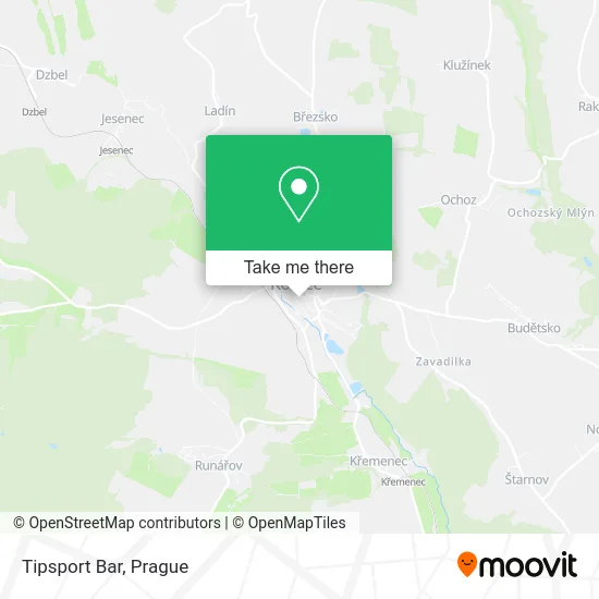 Карта Tipsport Bar
