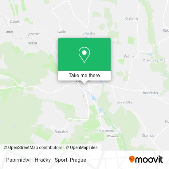 Papírnictví - Hračky - Sport map