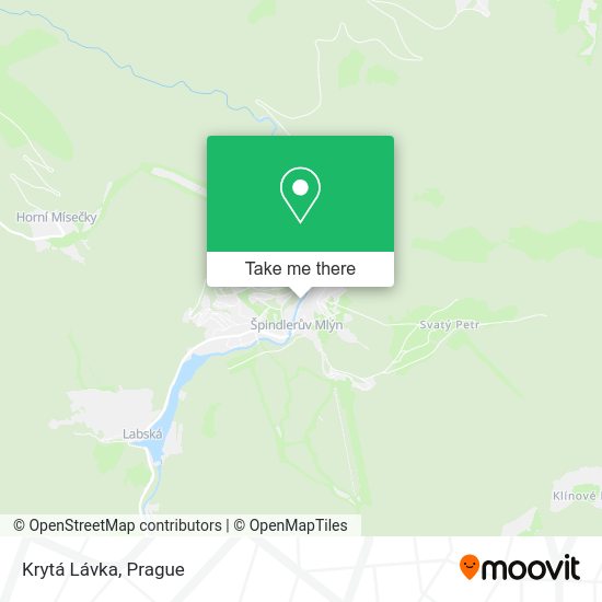 Карта Krytá Lávka