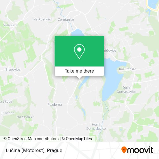 Карта Lučina (Motorest)