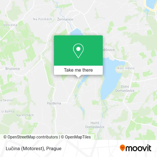 Карта Lučina (Motorest)