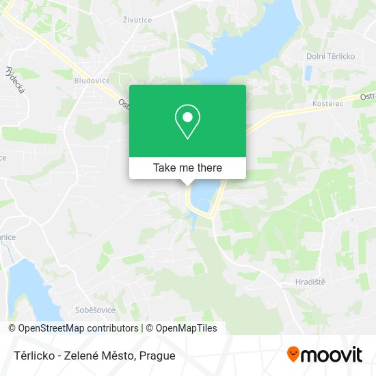 Těrlicko - Zelené Město map