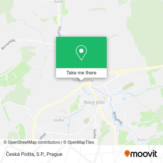 Česká Pošta, S.P. map
