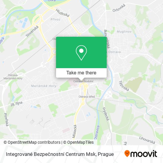 Integrované Bezpečnostní Centrum Msk map