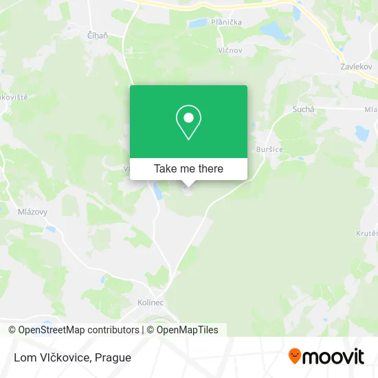 Карта Lom Vlčkovice