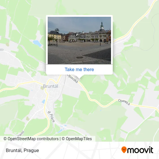 Карта Bruntál