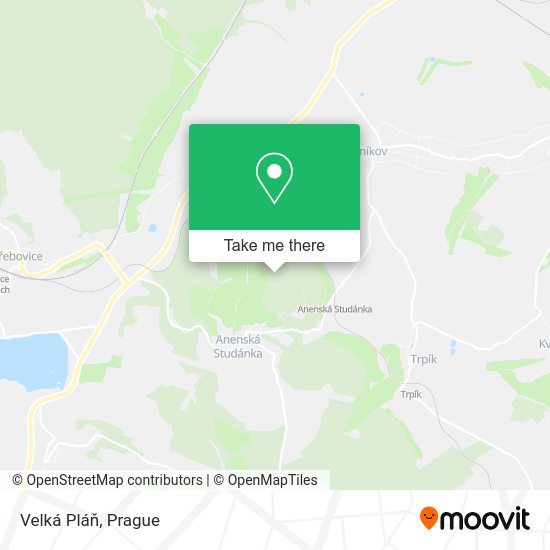 Velká Pláň map