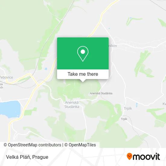 Карта Velká Pláň