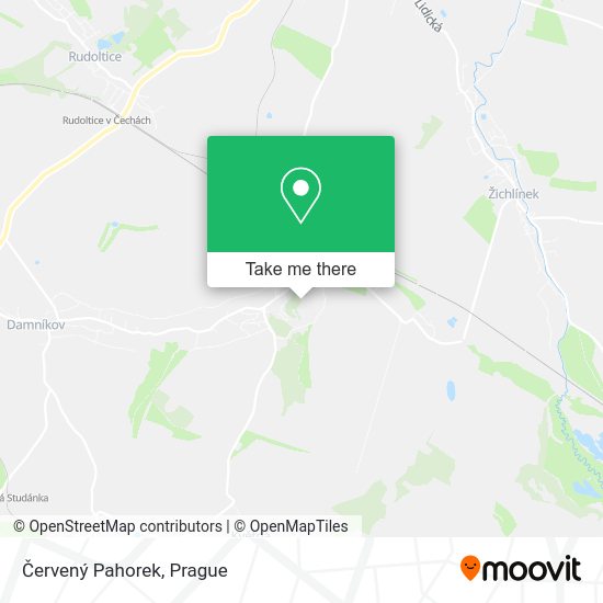 Červený Pahorek map