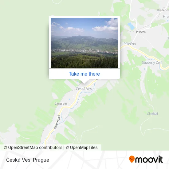 Карта Česká Ves