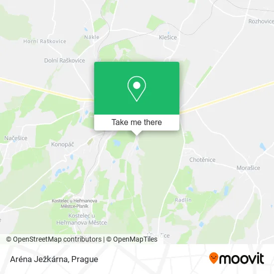 Карта Aréna Ježkárna