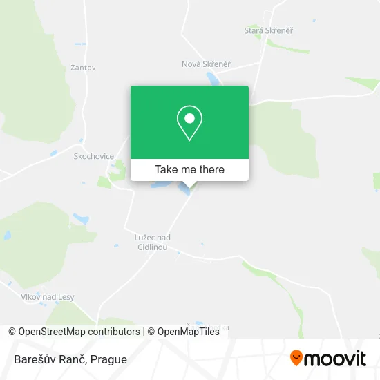 Карта Barešův Ranč