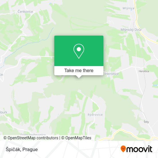 Карта Špičák