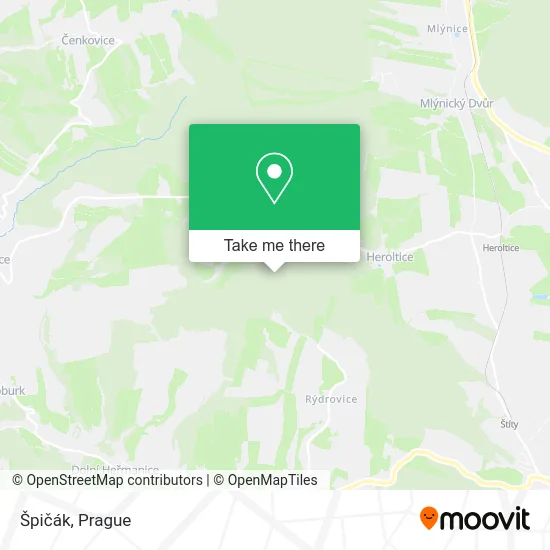 Карта Špičák