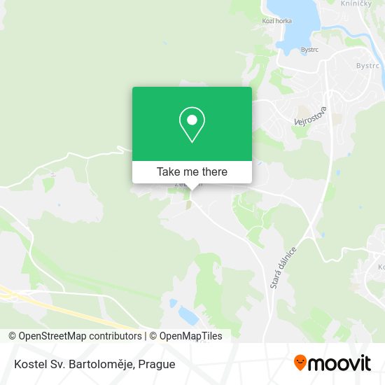 Kostel Sv. Bartoloměje map