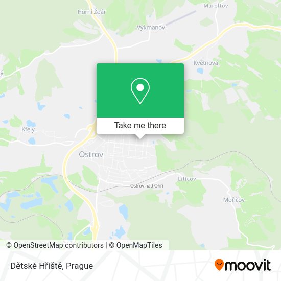 Dětské Hřiště map
