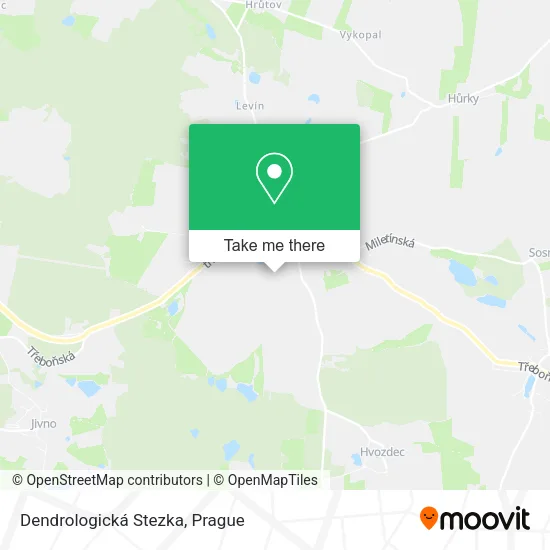 Карта Dendrologická Stezka