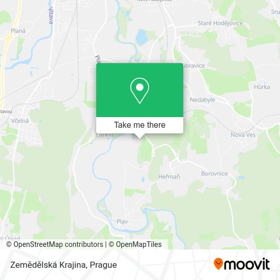 Zemědělská Krajina map