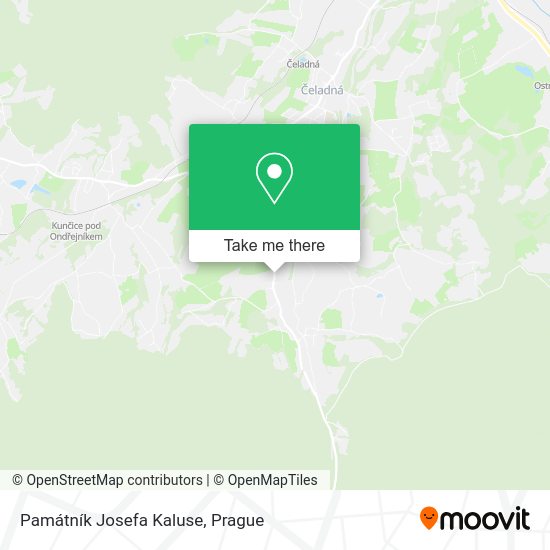 Карта Památník Josefa Kaluse