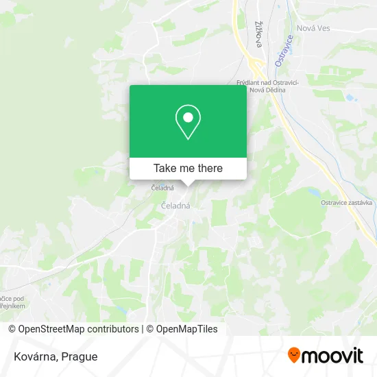 Карта Kovárna