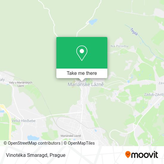 Карта Vinotéka Smaragd