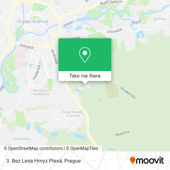 Карта 3. Bez Lesa Hmyz Plesá