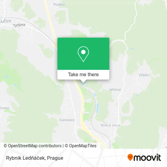 Карта Rybník Ledňáček