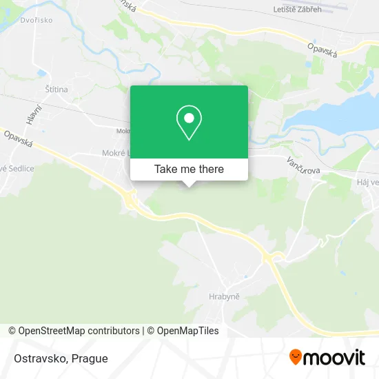 Карта Ostravsko