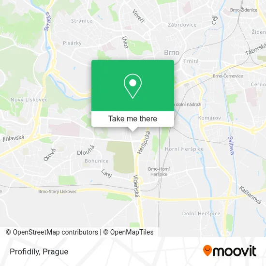 Profidíly map