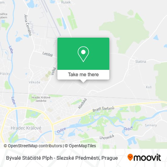 Bývalé Stáčiště Plph - Slezské Předměstí map