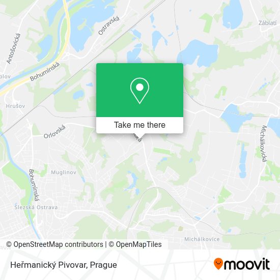 Heřmanický Pivovar map