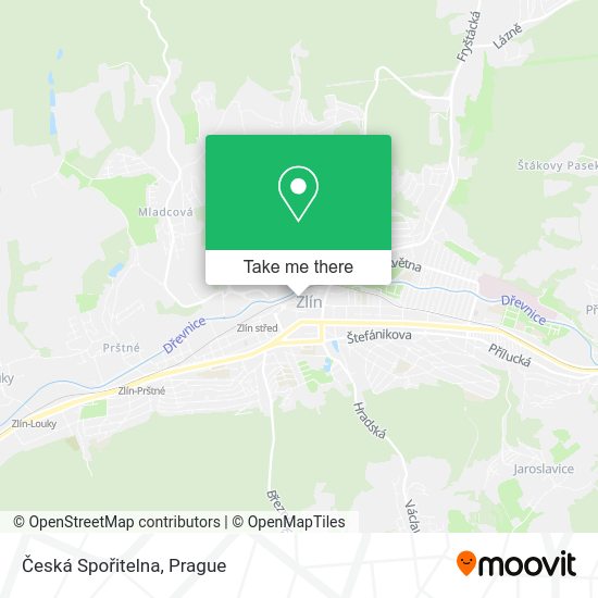 Česká Spořitelna map