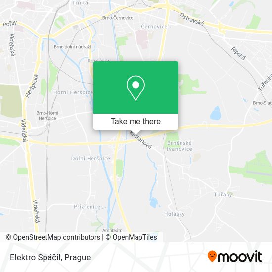 Elektro Spáčil map