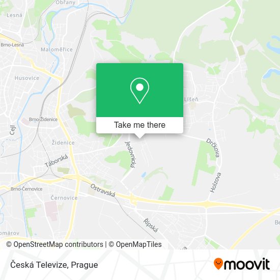 Česká Televize map