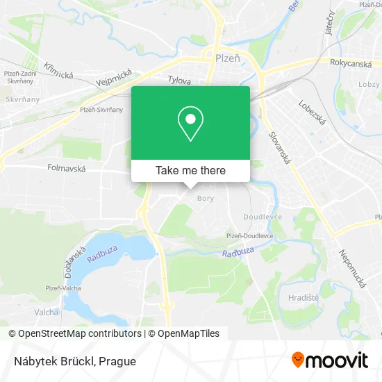 Карта Nábytek Brückl