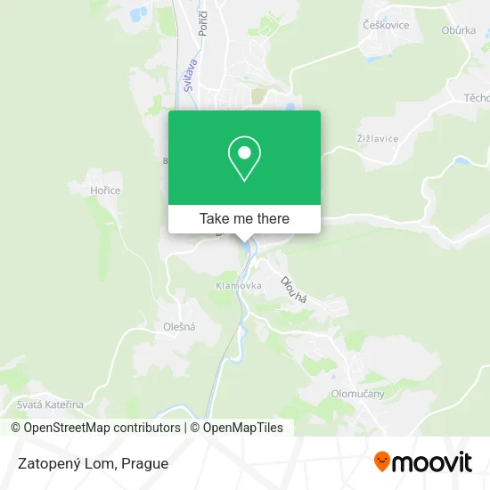 Карта Zatopený Lom