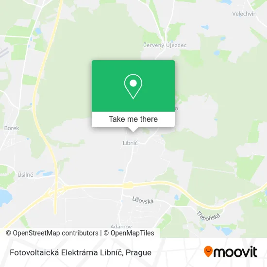 Карта Fotovoltaická Elektrárna Libníč