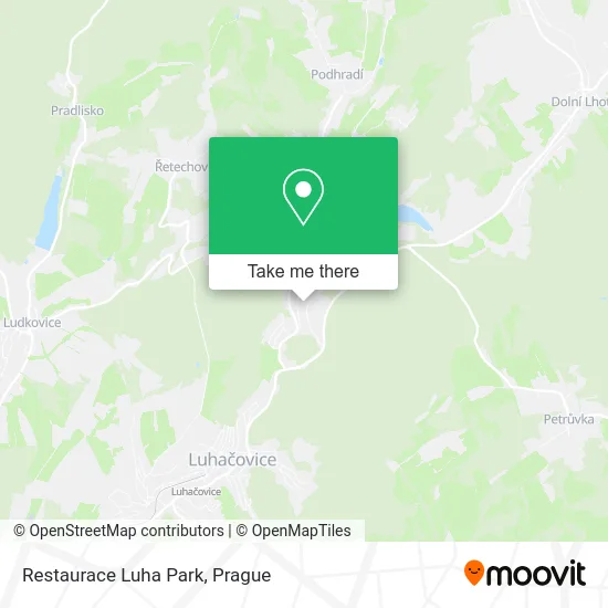 Карта Restaurace Luha Park