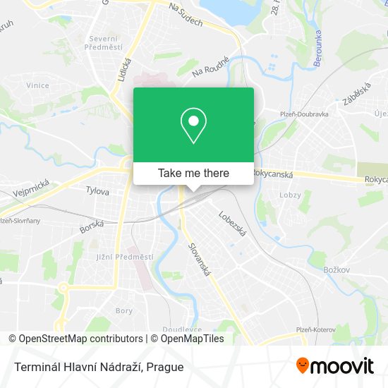 Terminál Hlavní Nádraží map