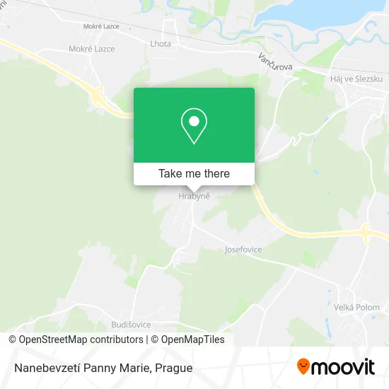 Карта Nanebevzetí Panny Marie