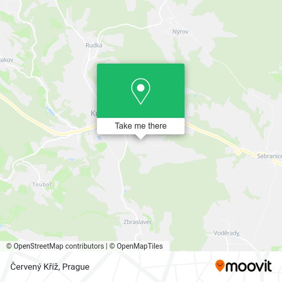 Červený Kříž map