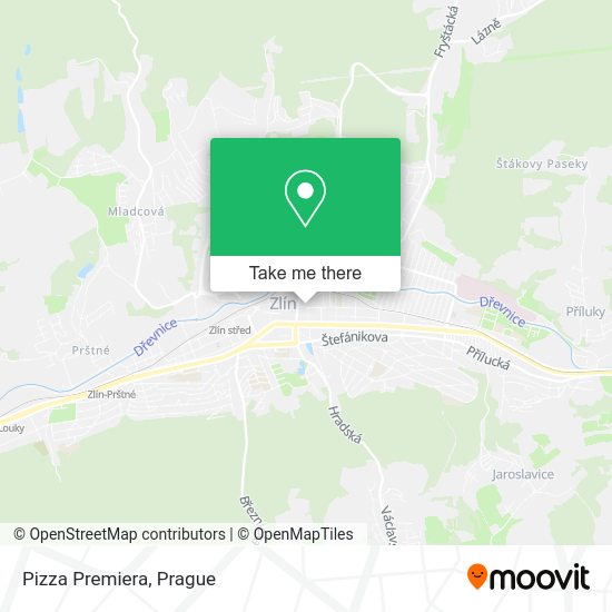 Pizza Premiera map