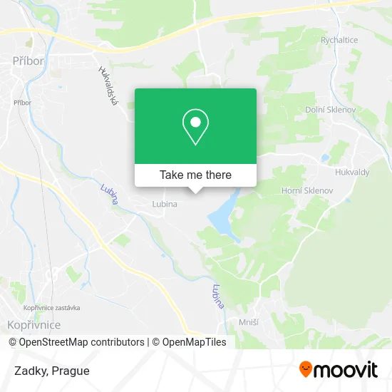 Карта Zadky