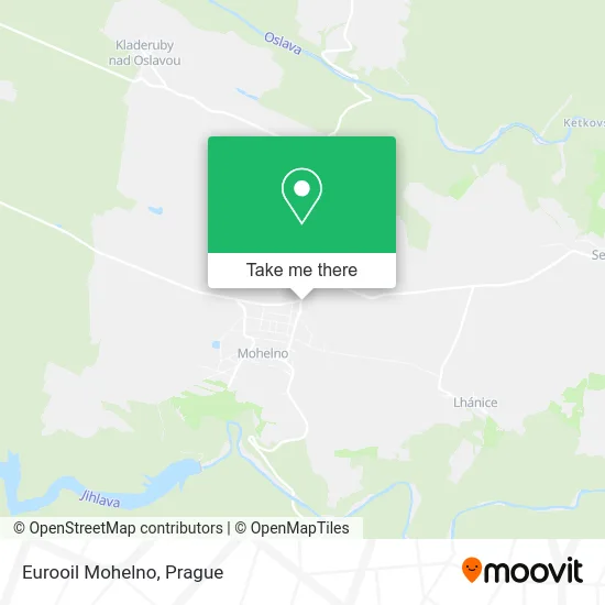 Карта Eurooil Mohelno