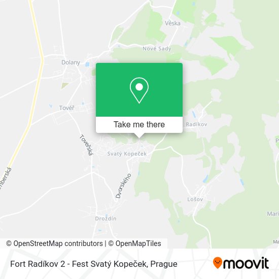 Fort Radíkov 2 - Fest Svatý Kopeček map