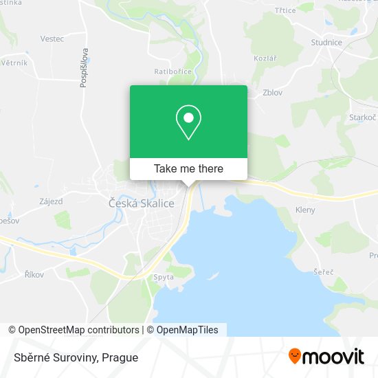 Sběrné Suroviny map