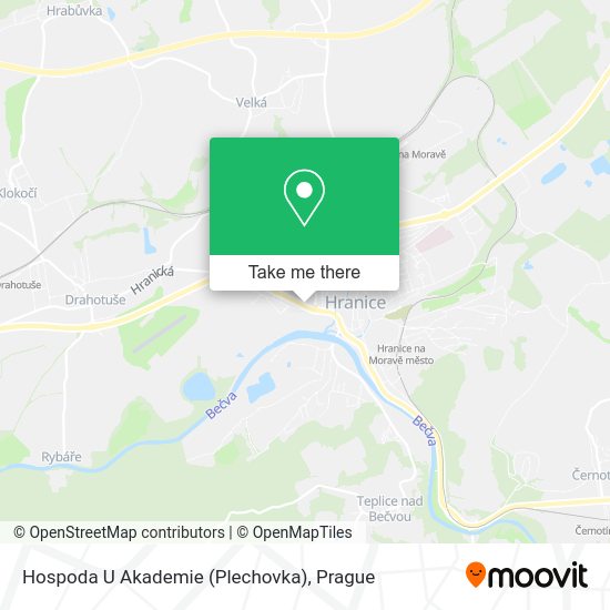 Hospoda U Akademie (Plechovka) map