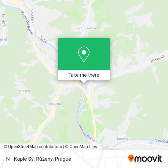 N - Kaple Sv. Růženy map