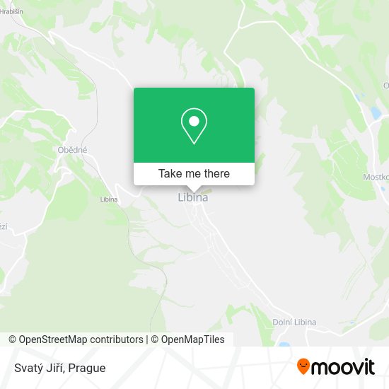 Svatý Jiří map